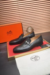 hermes cuir chaussures pour homme s_12b4355